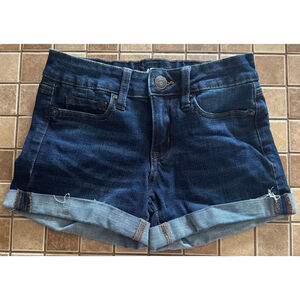 Women's AERO Denim Shorts Size 00 Blue